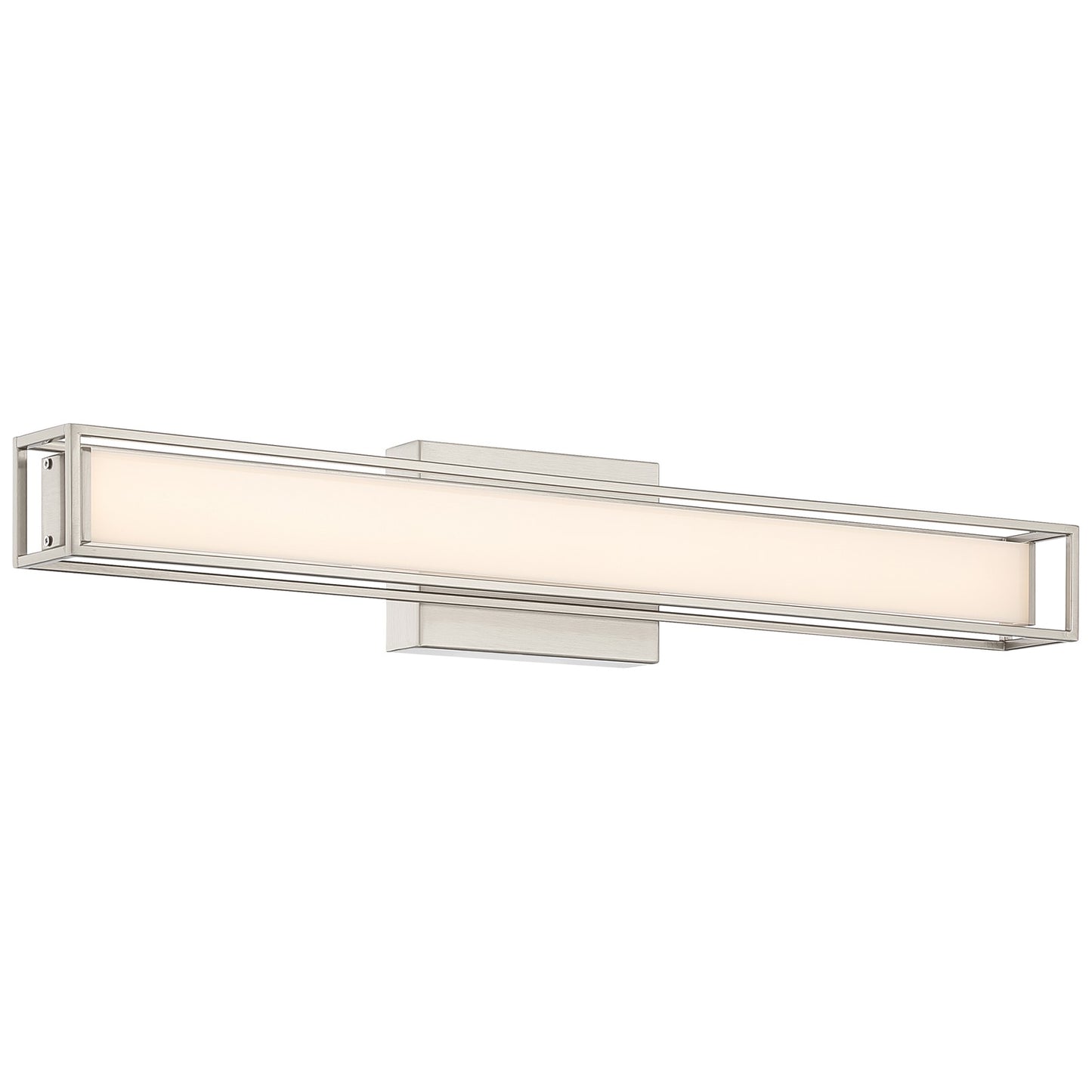 Access Justine 3CCT LED Vanity, Brushed Steel/Acrylic Lens