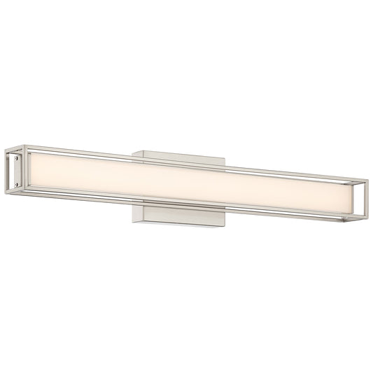 Access Justine 3CCT LED Vanity, Brushed Steel/Acrylic Lens