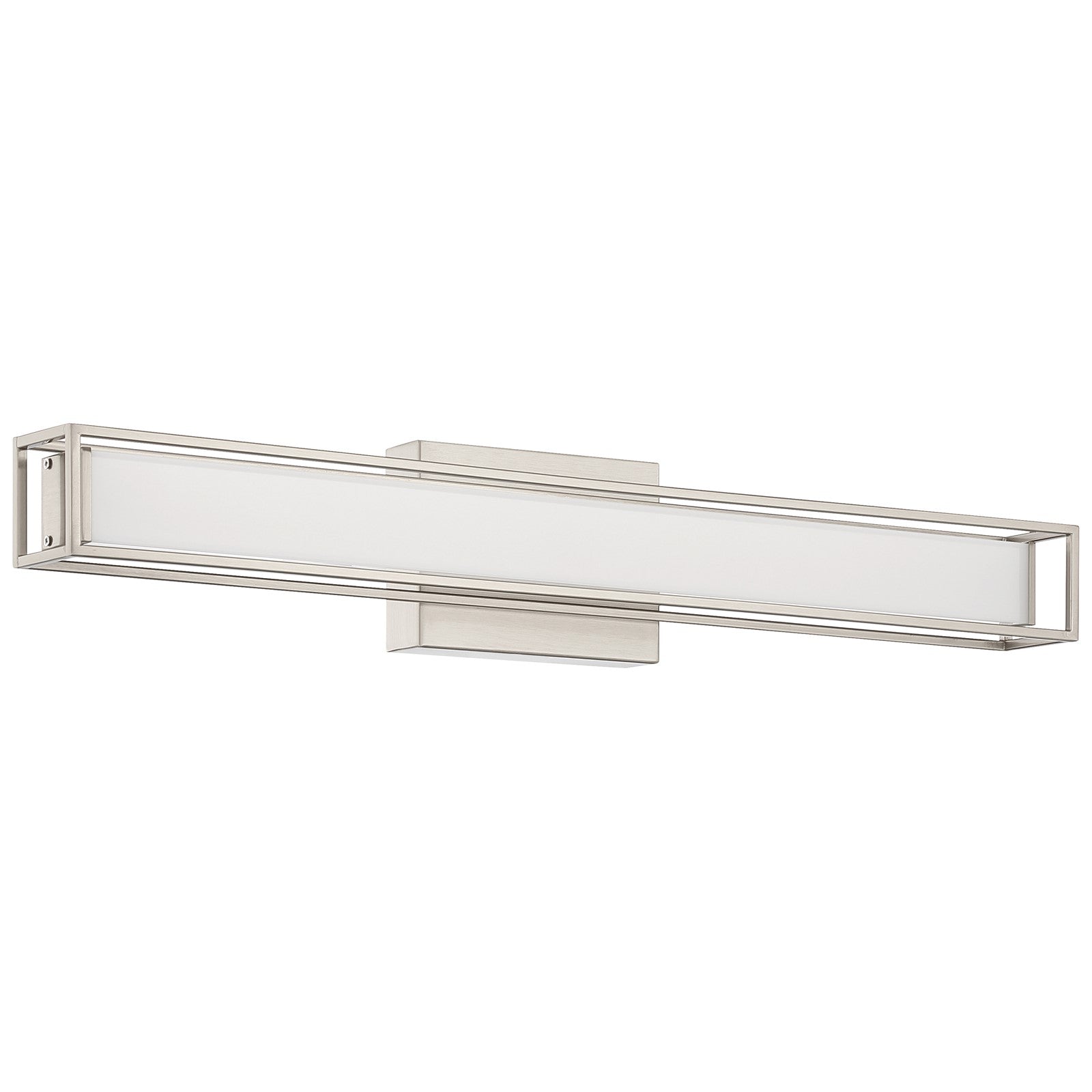Access Justine 3CCT LED Vanity, Brushed Steel/Acrylic Lens