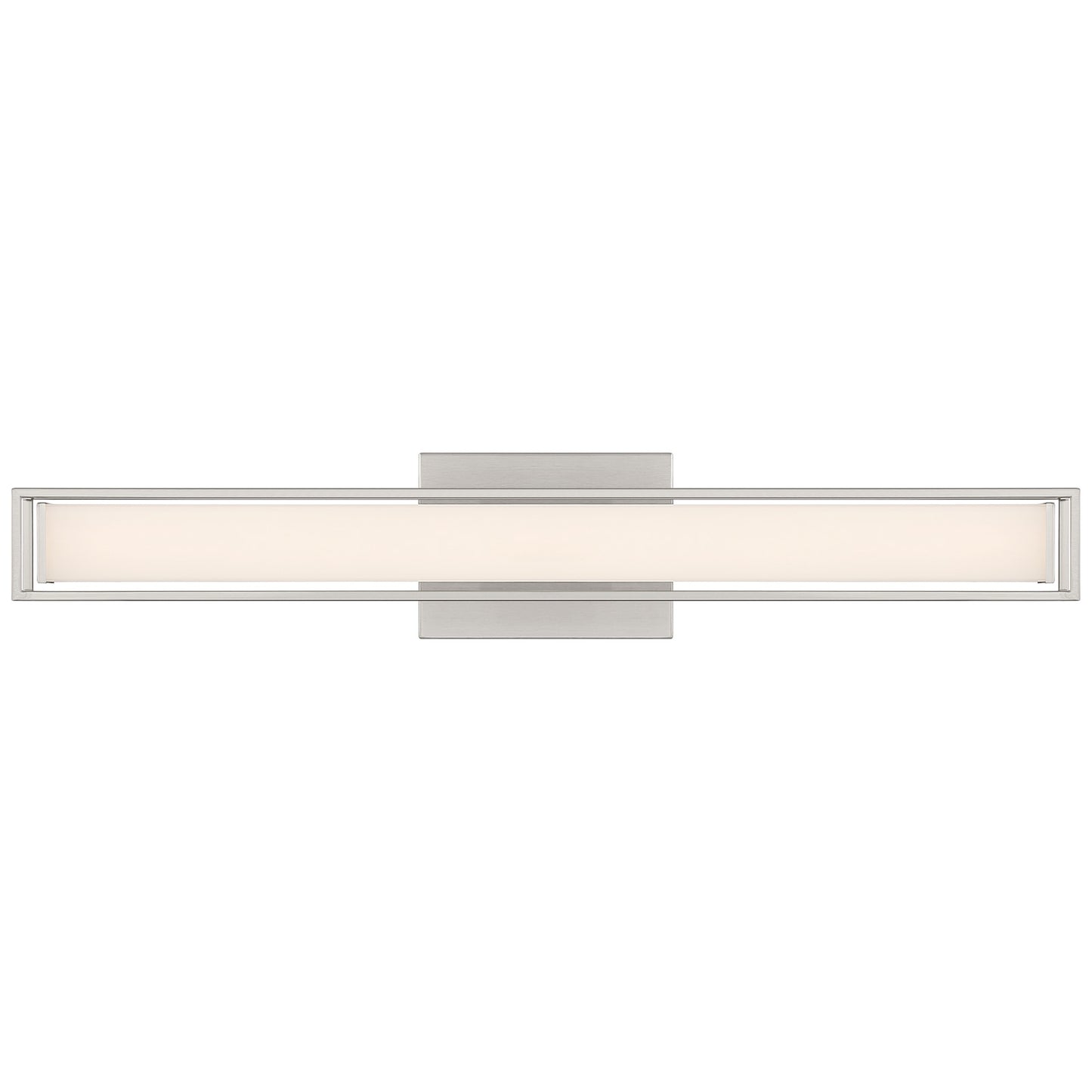 Access Justine 3CCT LED Vanity, Brushed Steel/Acrylic Lens