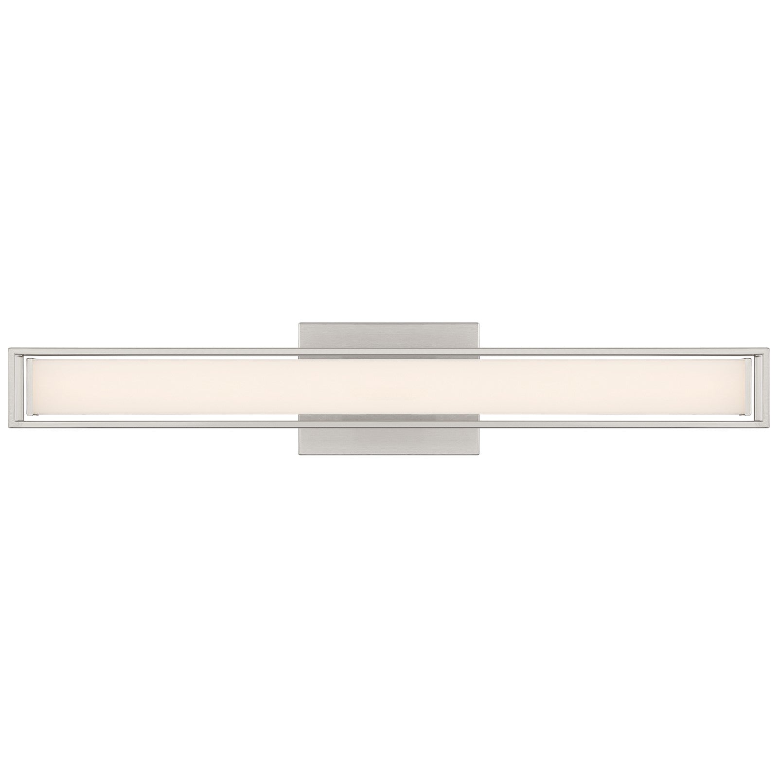 Access Justine 3CCT LED Vanity, Brushed Steel/Acrylic Lens