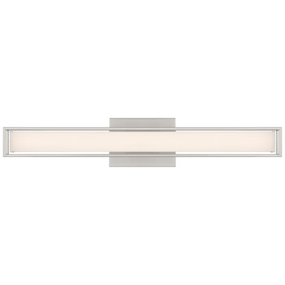 Access Justine 3CCT LED Vanity, Brushed Steel/Acrylic Lens