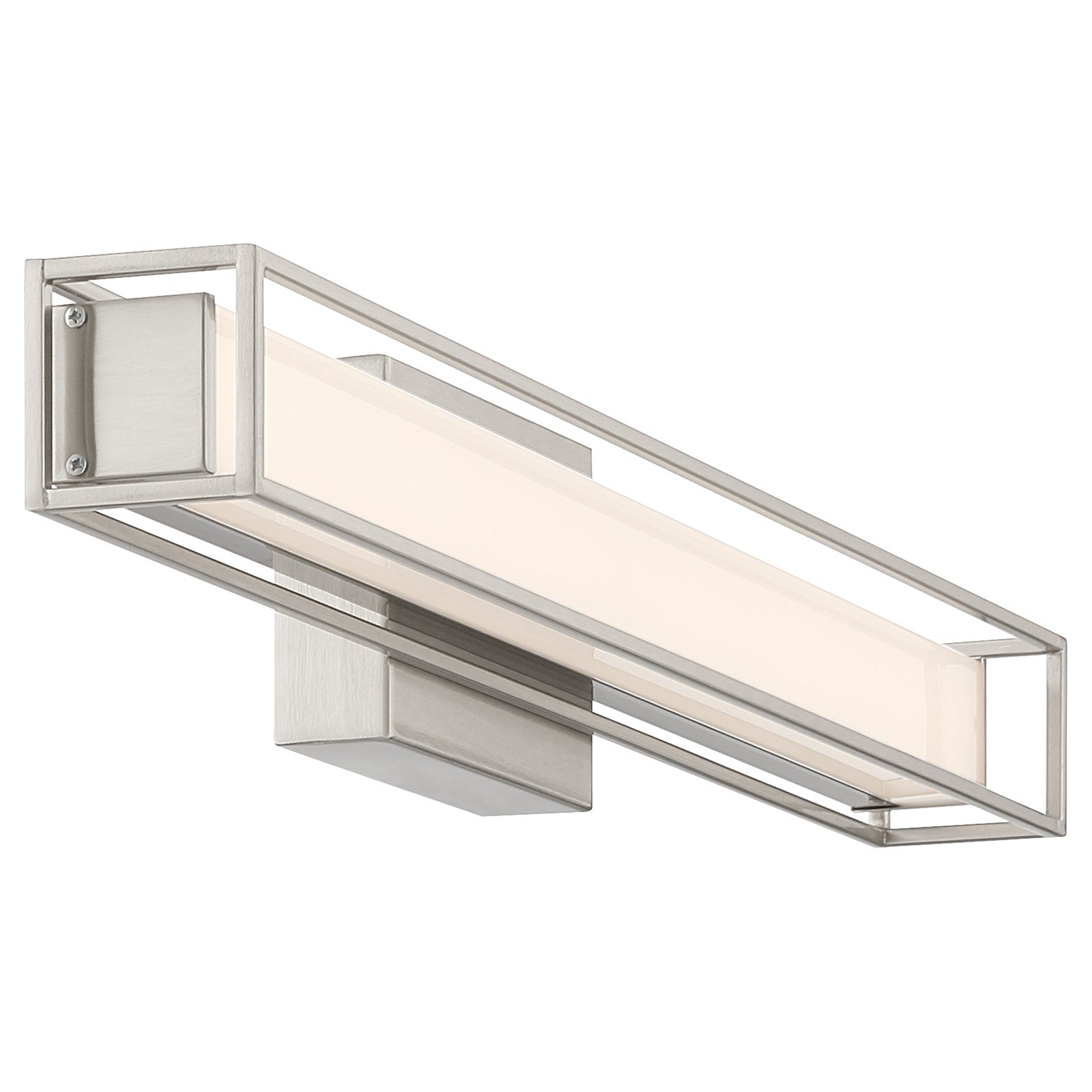 Access Justine 3CCT LED Vanity, Brushed Steel/Acrylic Lens