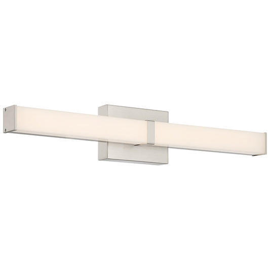 Access Mandi 3CCT LED Vanity, Brushed Steel/Acrylic Lens