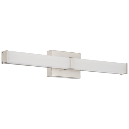 Access Mandi 3CCT LED Vanity, Brushed Steel/Acrylic Lens