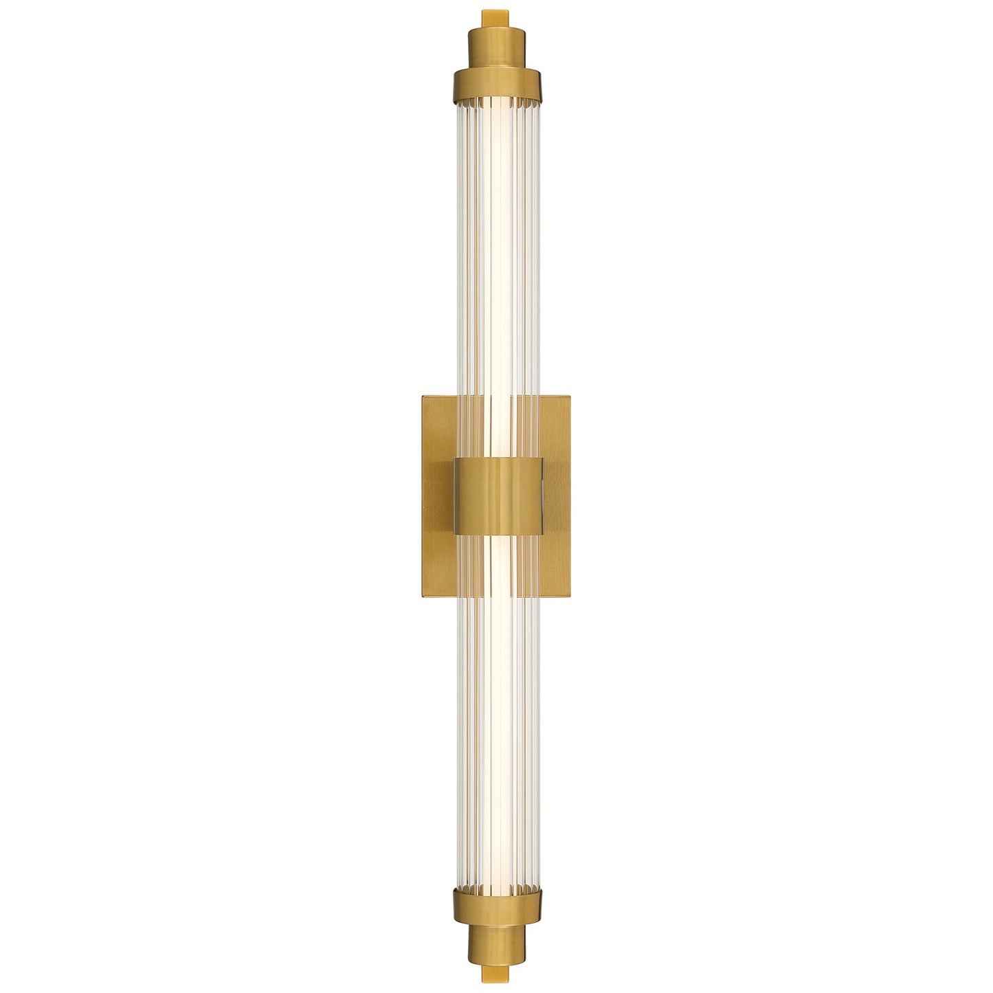 Access Julia 3CCT LED Vanity, Antique Brass/Clr Frosted