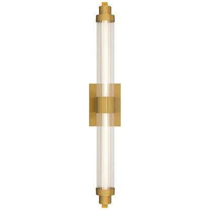 Access Julia 3CCT LED Vanity, Antique Brass/Clr Frosted