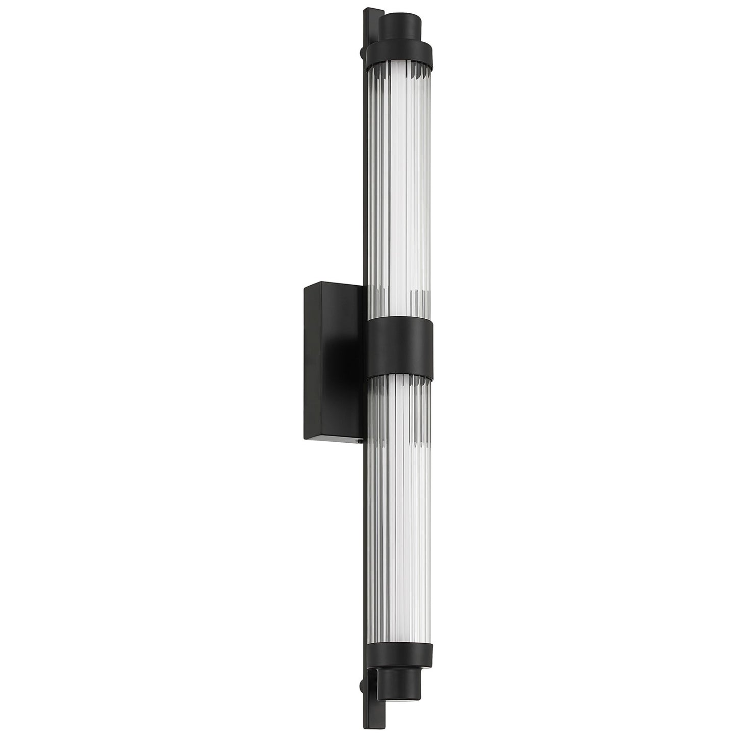 Access Lighting Julia 3CCT LED Vanity, Black/Clear Frosted