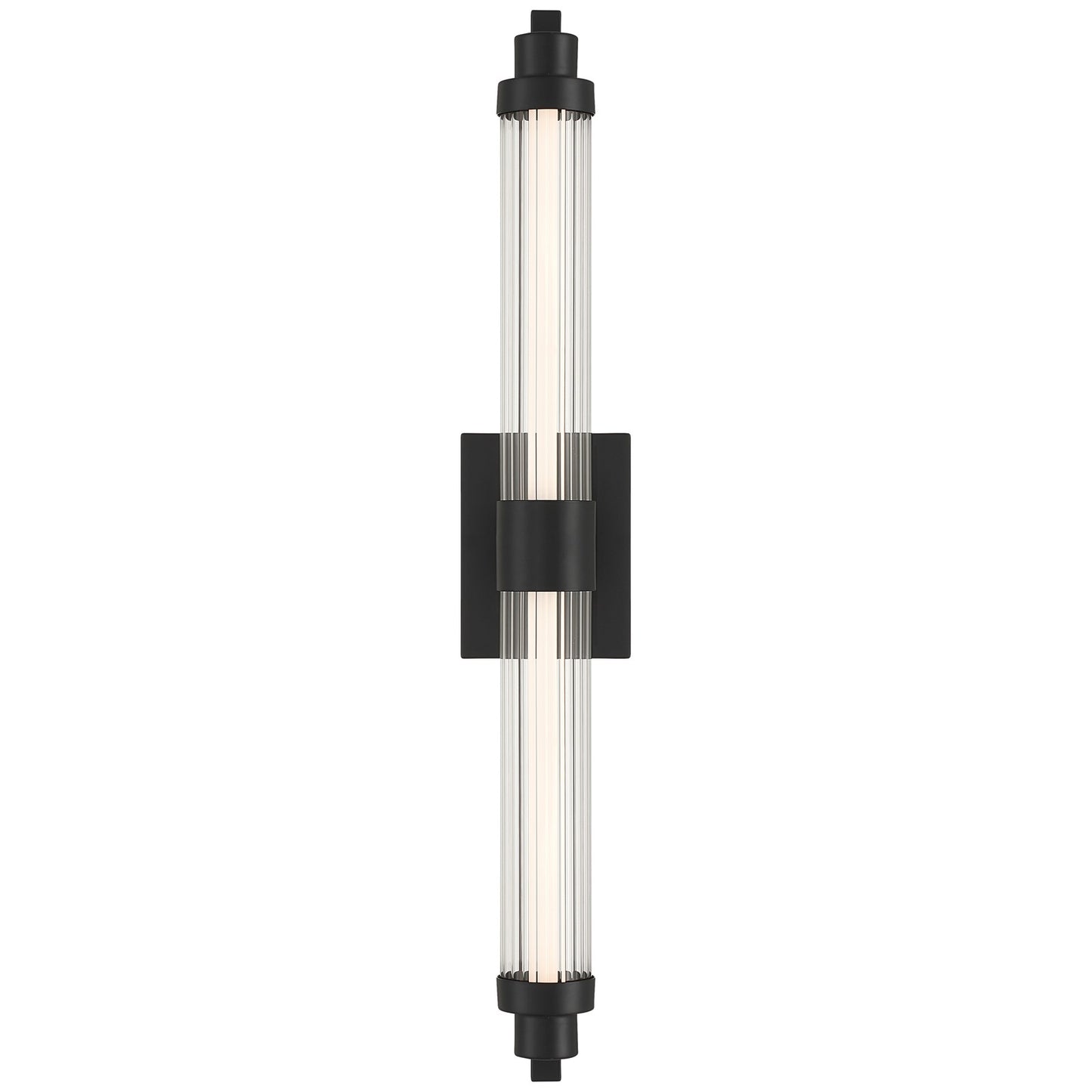 Access Lighting Julia 3CCT LED Vanity, Black/Clear Frosted