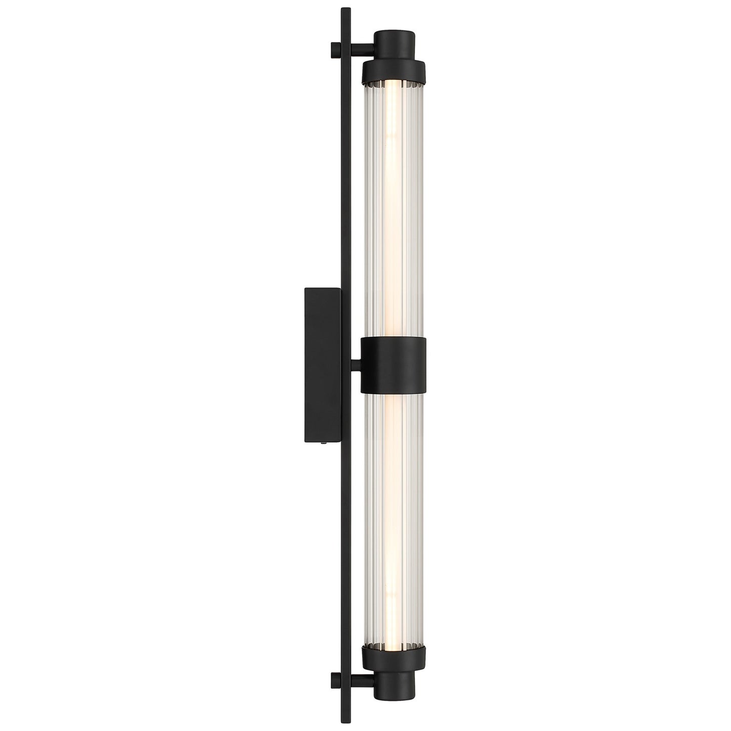 Access Lighting Julia 3CCT LED Vanity, Black/Clear Frosted