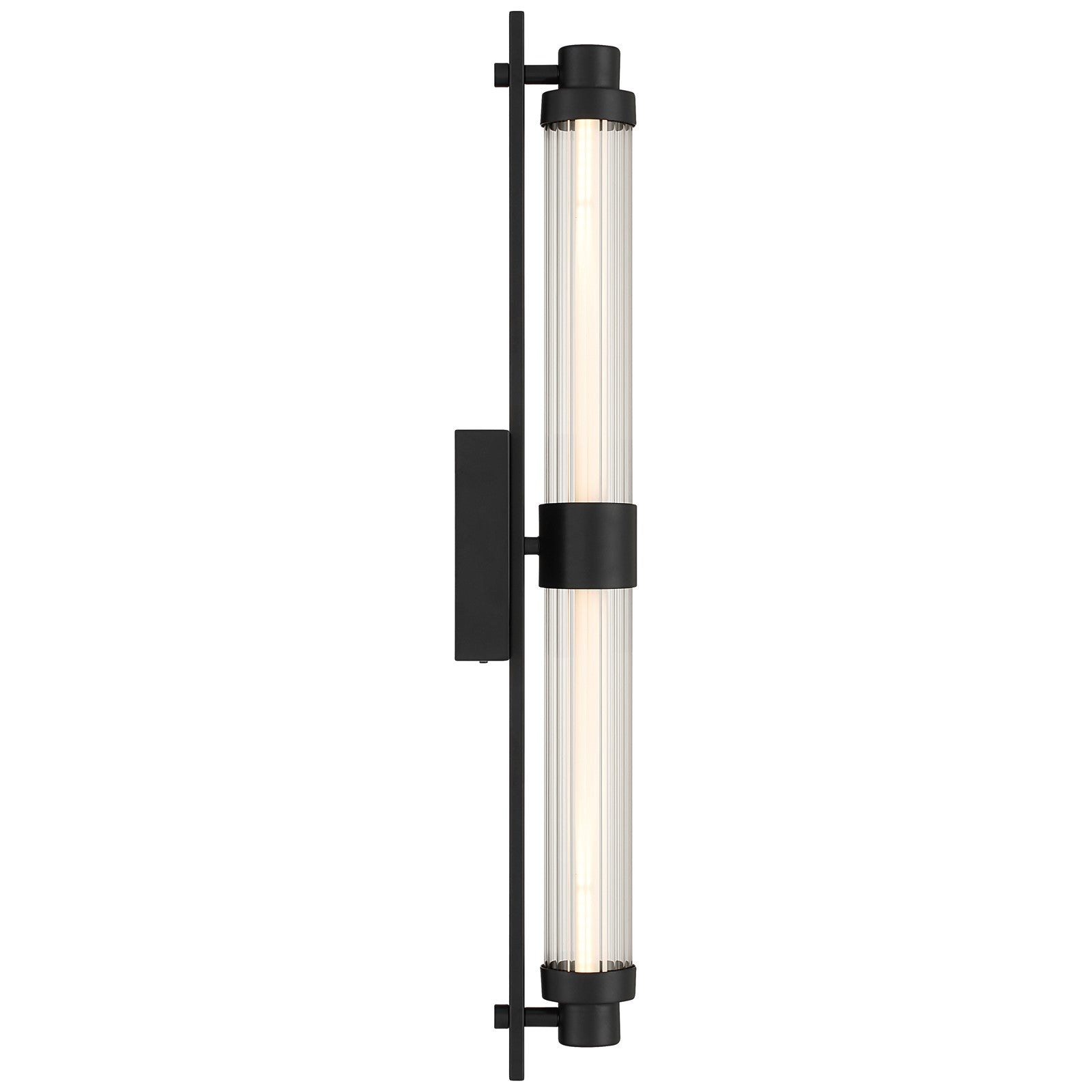 Access Lighting Julia 3CCT LED Vanity, Black/Clear Frosted