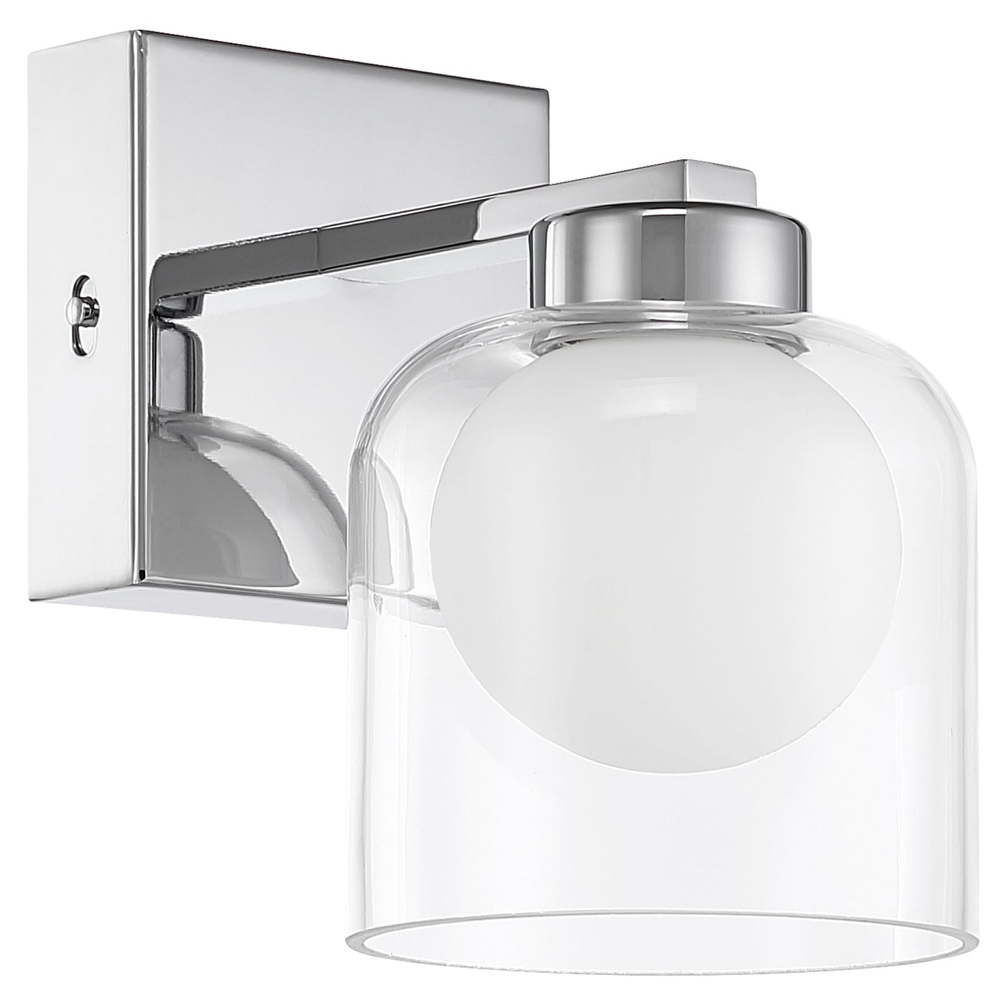 Access Chloe 3CCT LED Wall Sconce, Chrome/Clr Opal