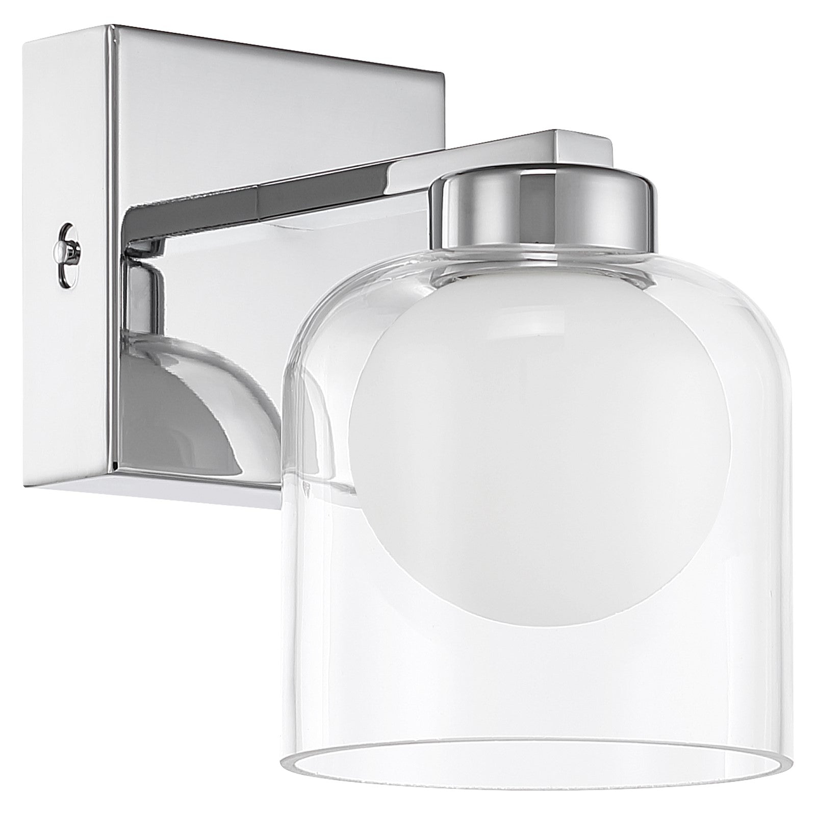 Access Chloe 3CCT LED Wall Sconce, Chrome/Clr Opal