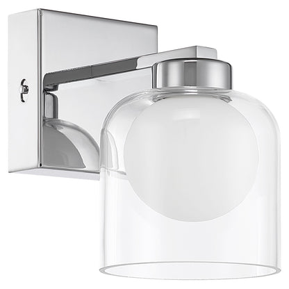 Access Chloe 3CCT LED Wall Sconce, Chrome/Clr Opal