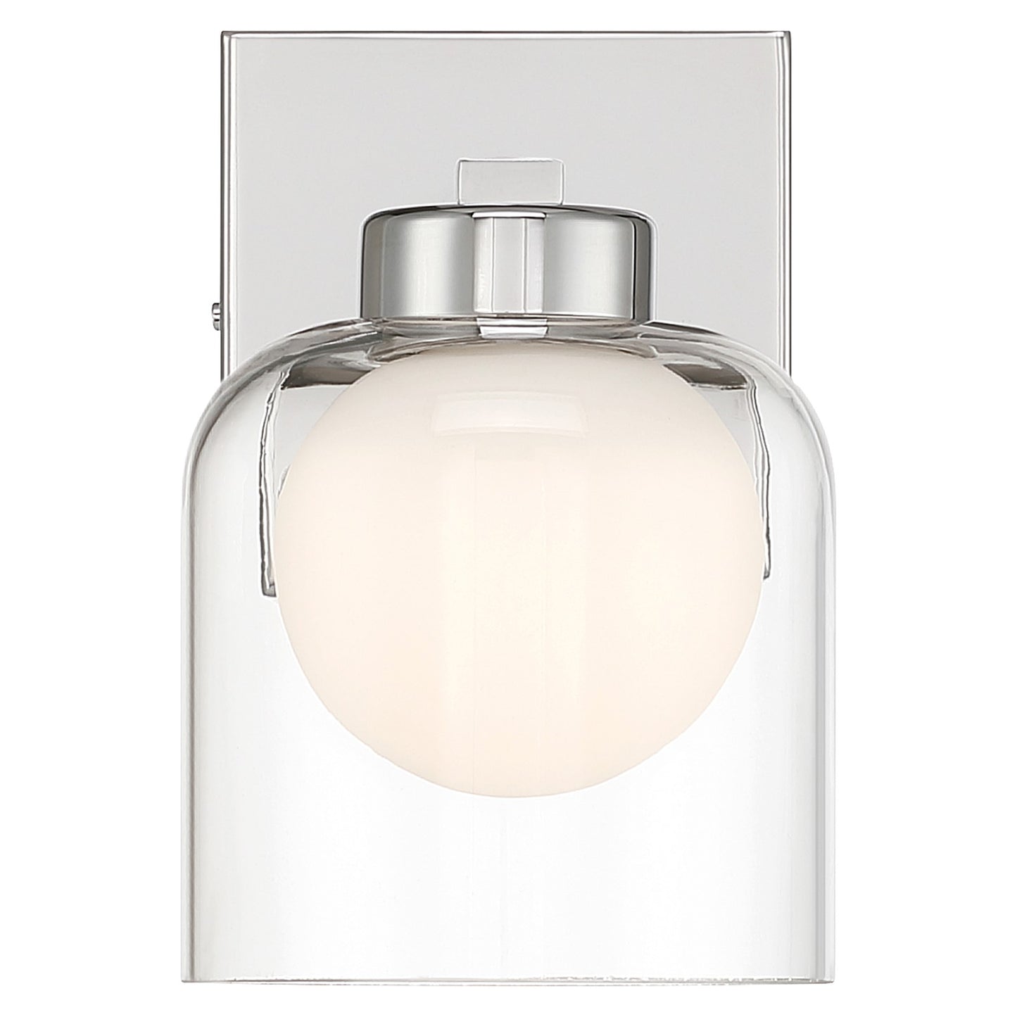 Access Chloe 3CCT LED Wall Sconce, Chrome/Clr Opal