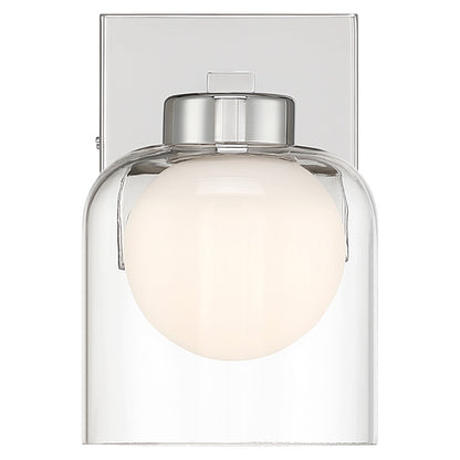 Access Chloe 3CCT LED Wall Sconce, Chrome/Clr Opal