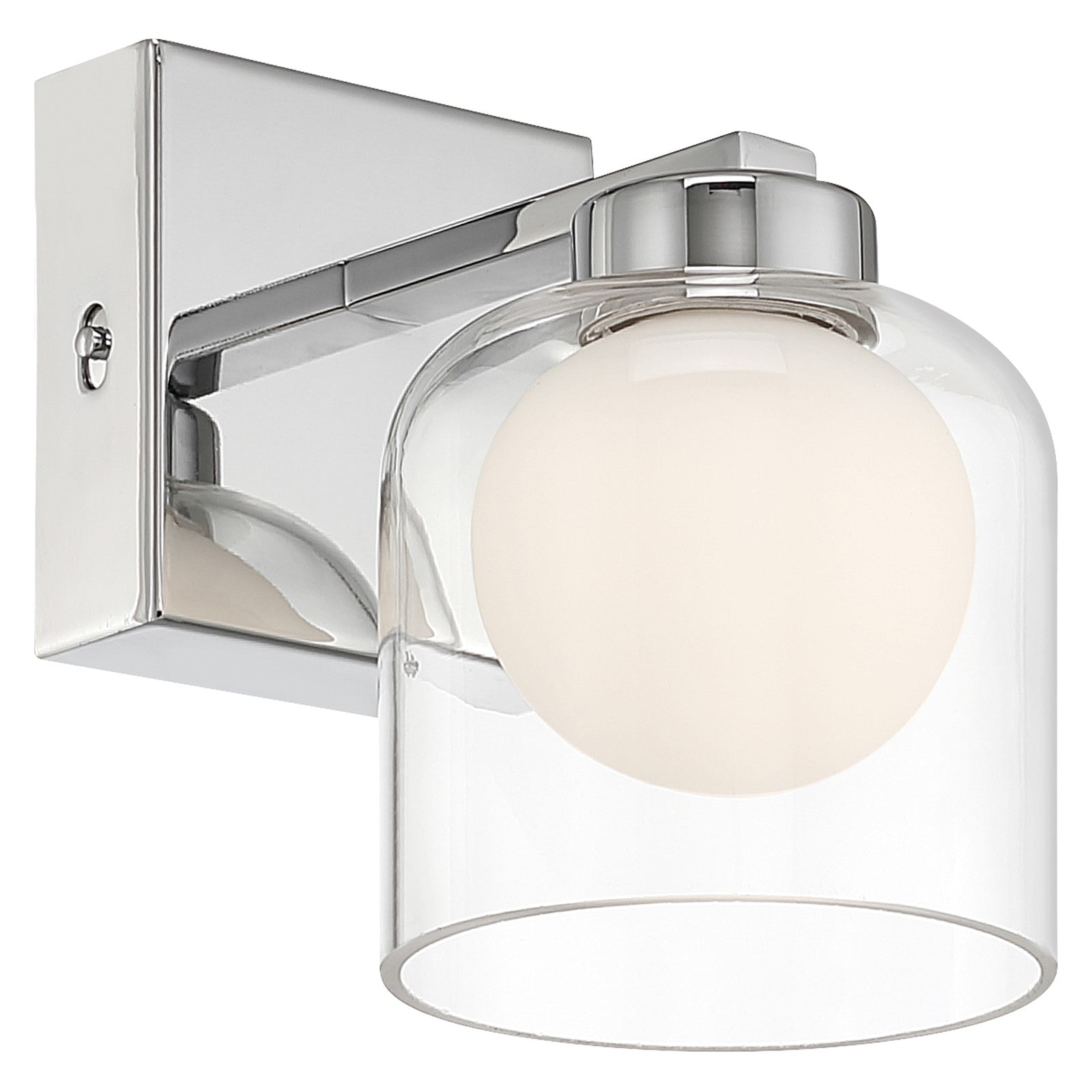 Access Chloe 3CCT LED Wall Sconce, Chrome/Clr Opal