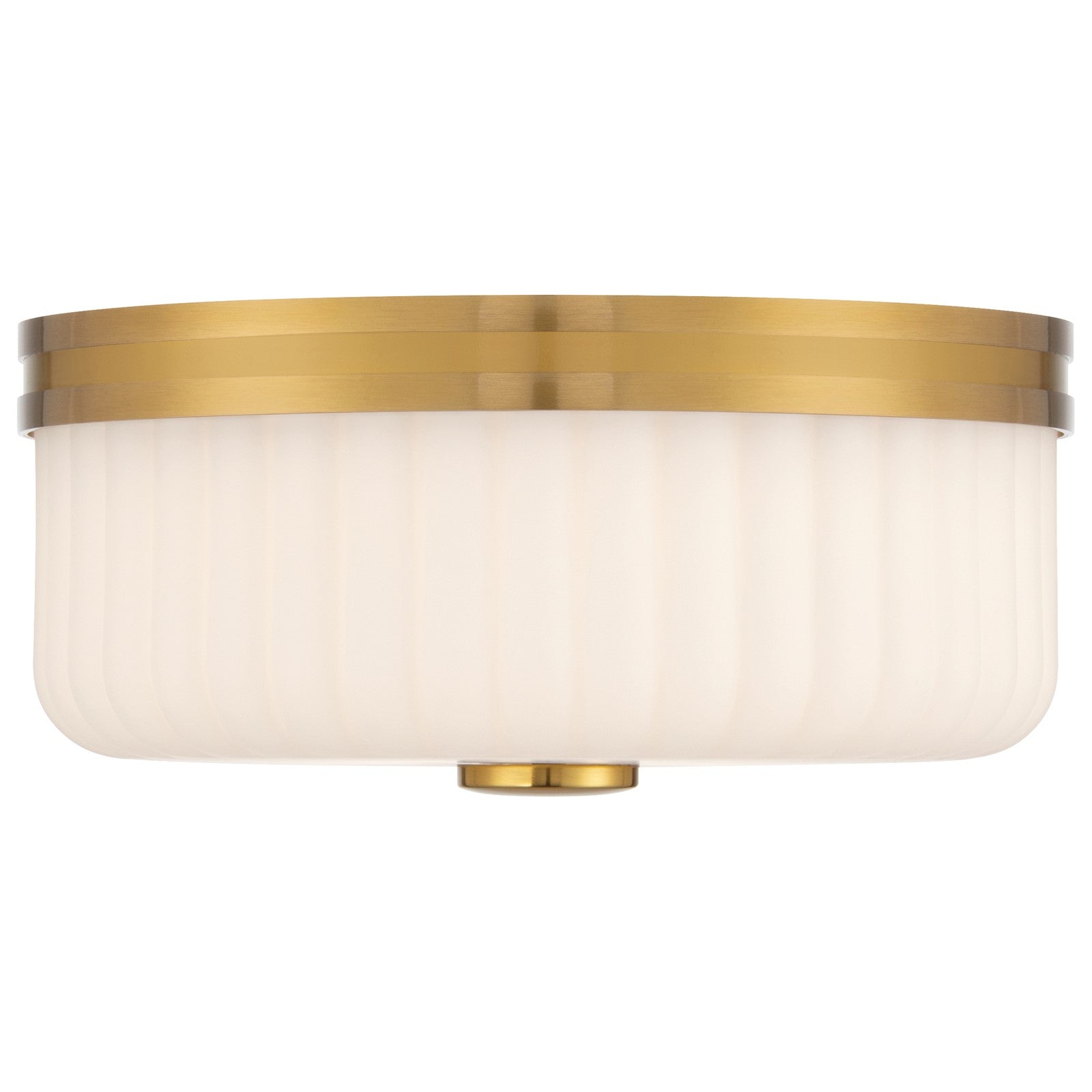 Access Daniella 3CCT LED Flush Mt, Antique Brass/Opal