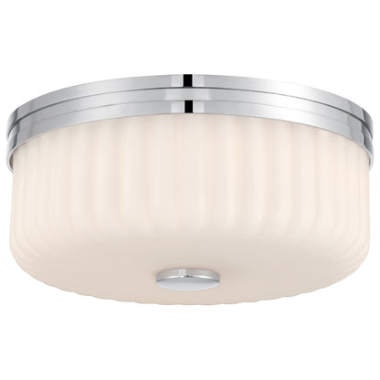 Access Lighting Daniella 3CCT LED Flush Mount, Chrome/Opal