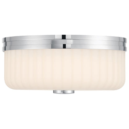 Access Lighting Daniella 3CCT LED Flush Mount, Chrome/Opal
