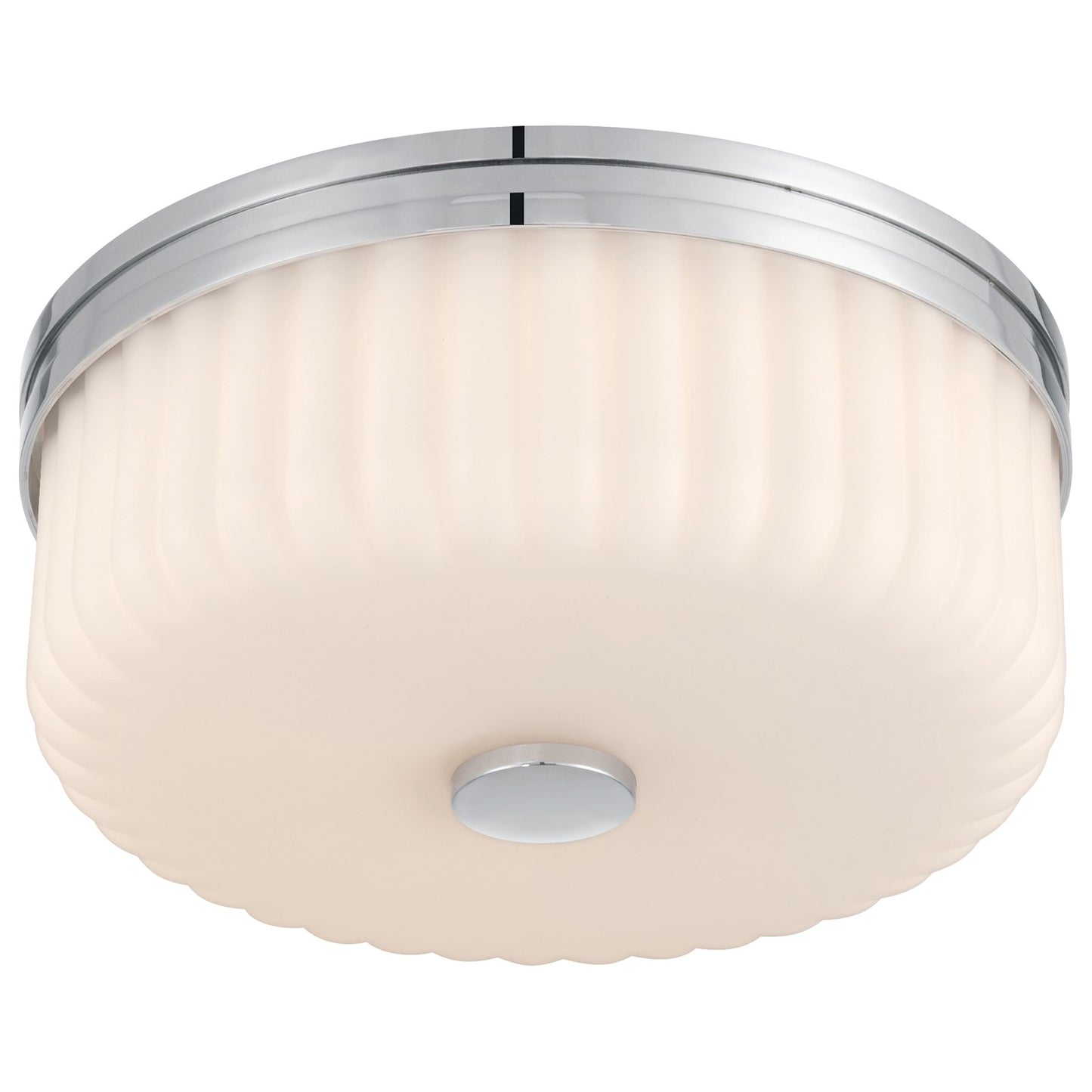 Access Lighting Daniella 3CCT LED Flush Mount, Chrome/Opal
