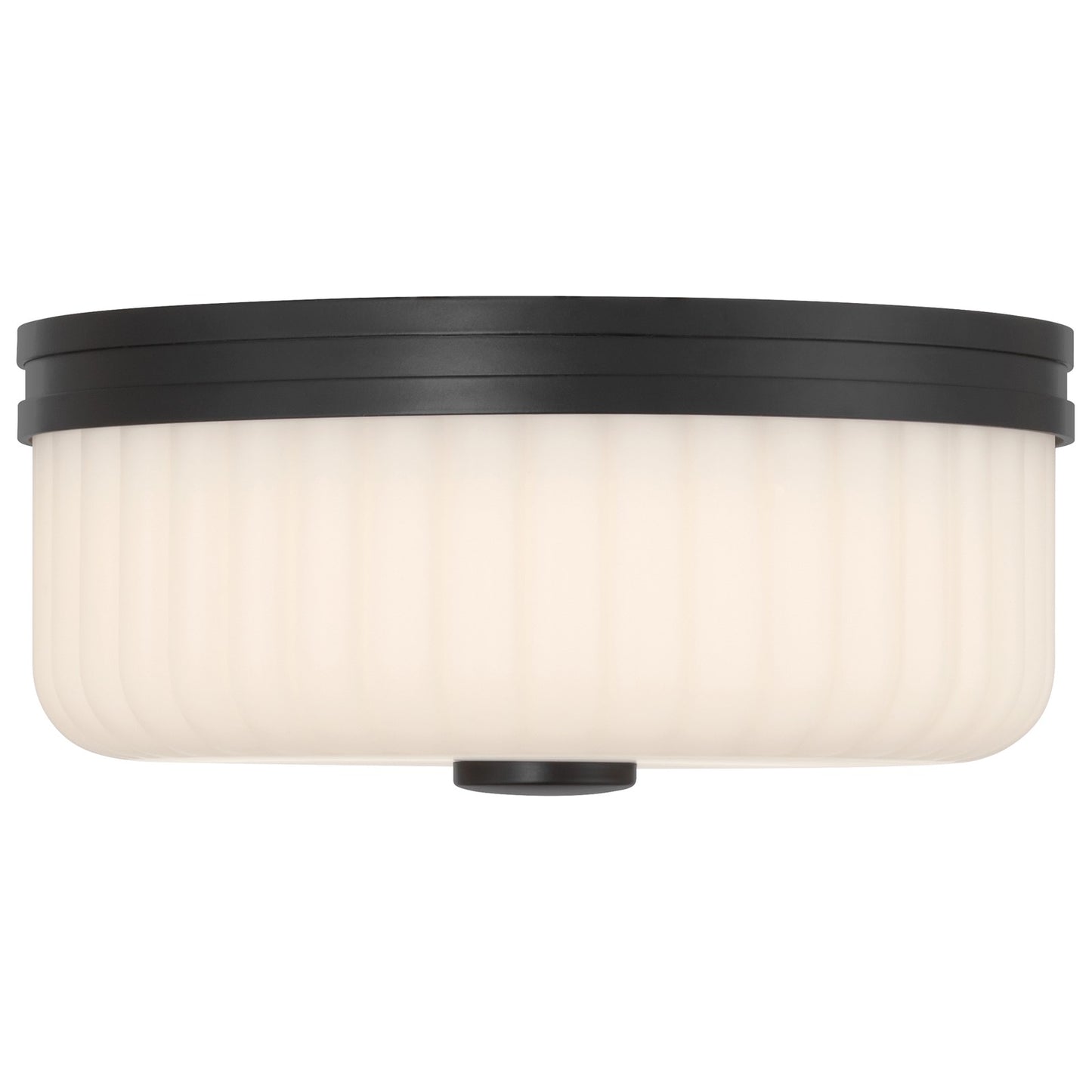 Access Daniella 3CCT LED Flush Mt, Matte Black/Opal