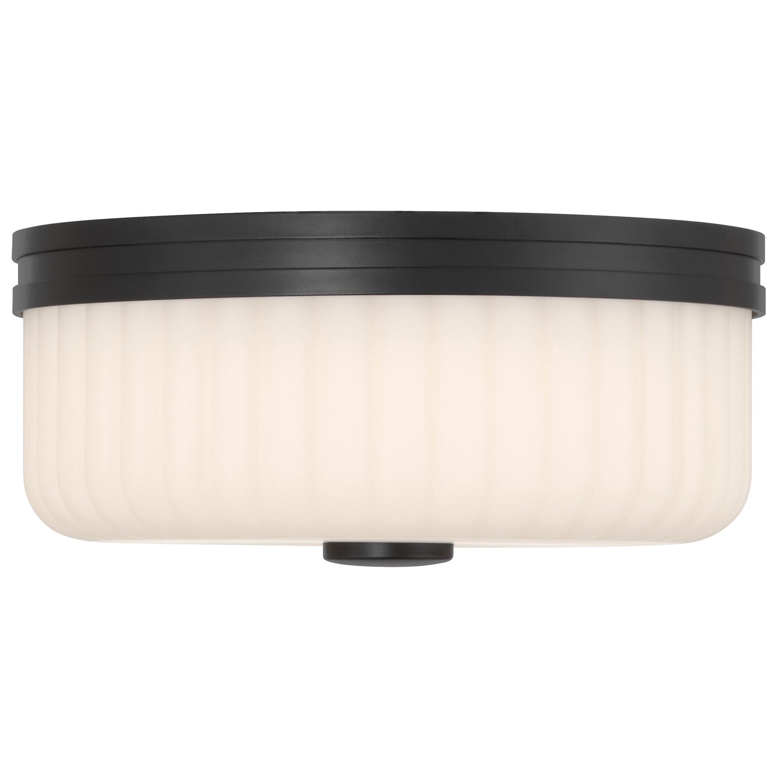 Access Daniella 3CCT LED Flush Mt, Matte Black/Opal