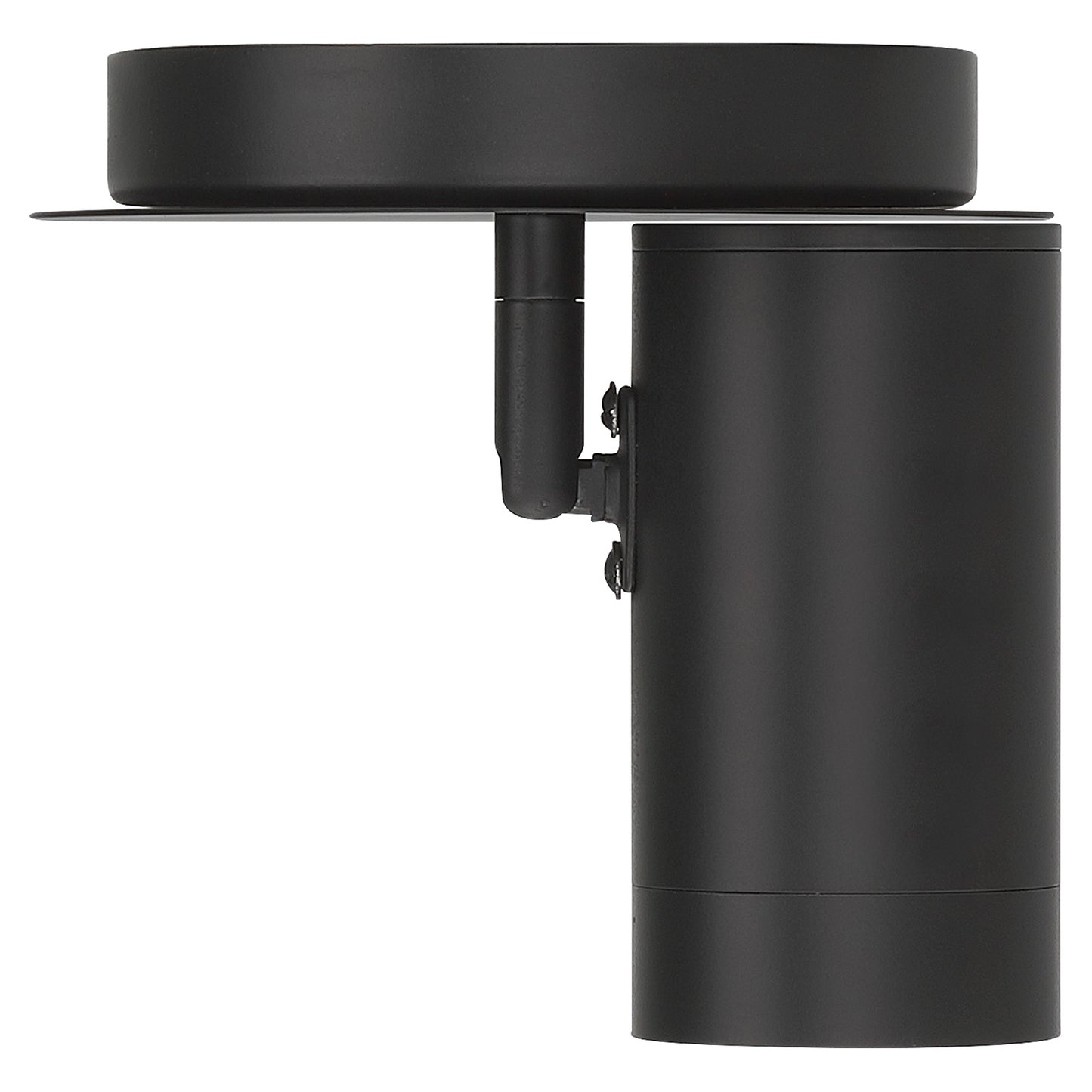 Access Prado 1Lt Adjustable LED Flush Mt, Matte Black/Matte Black