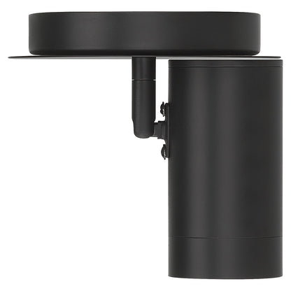 Access Prado 1Lt Adjustable LED Flush Mt, Matte Black/Matte Black