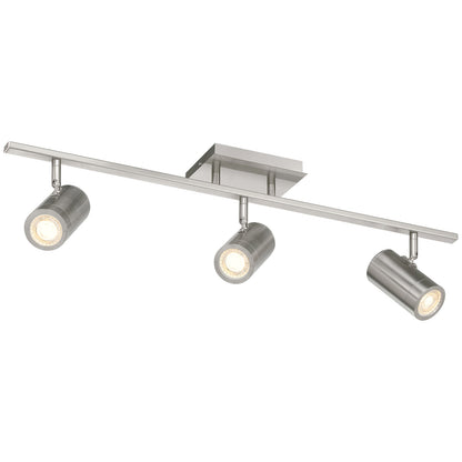 Access Prado 3Lt Adjustable LED Track, Steel/Steel