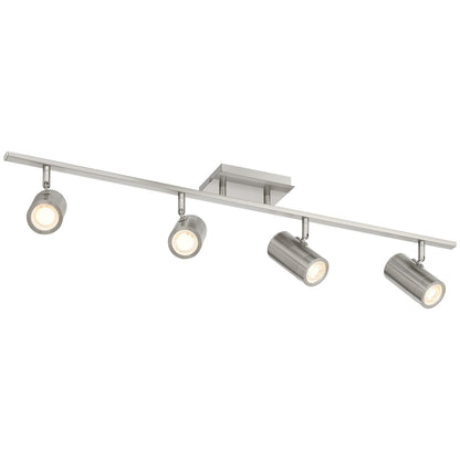 Access Prado 4Lt Adjustable LED Track, Steel/Steel
