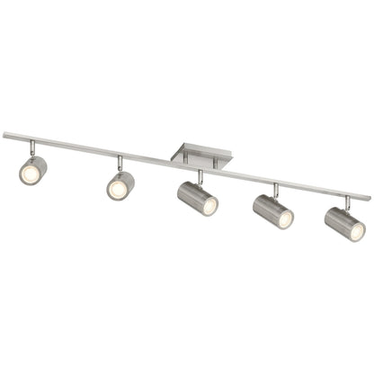 Access Prado 5Lt Adjustable LED Track, Steel/Steel