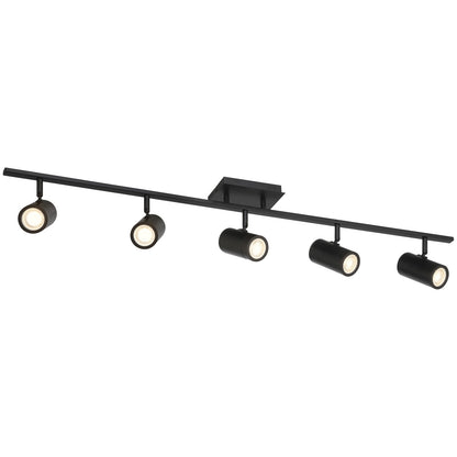 Access Prado 5Lt Adjustable LED Track, Matte Black/Matte Black