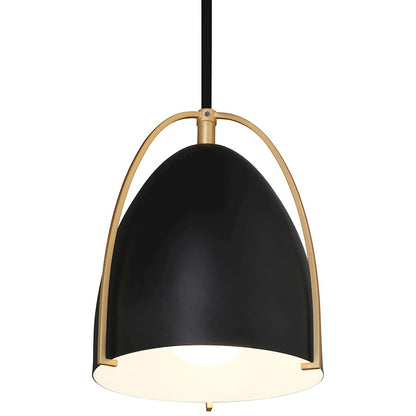 1 Light Pendant, Matte Black