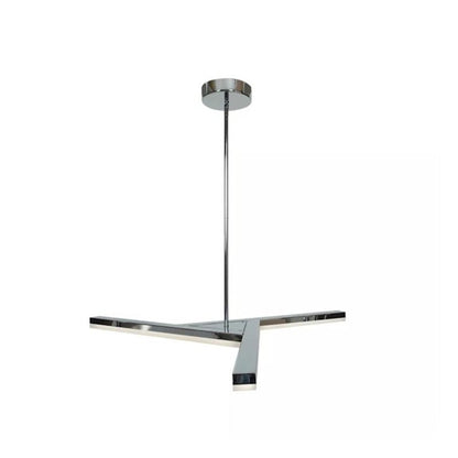 3 Light Pendant, Chrome
