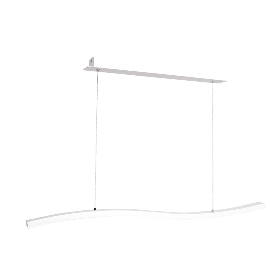 1 Light Pendant, White