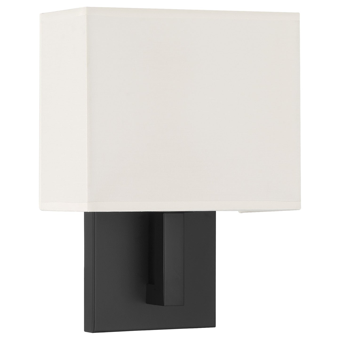 Access Lighting Mid Town 1Lt LED Wall Sconce, Matte Black/White