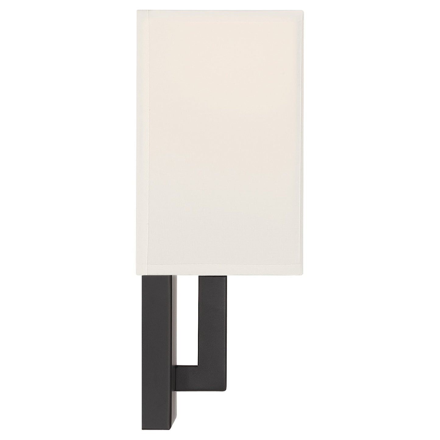 Access Lighting Mid Town 1Lt LED Wall Sconce, Matte Black/White