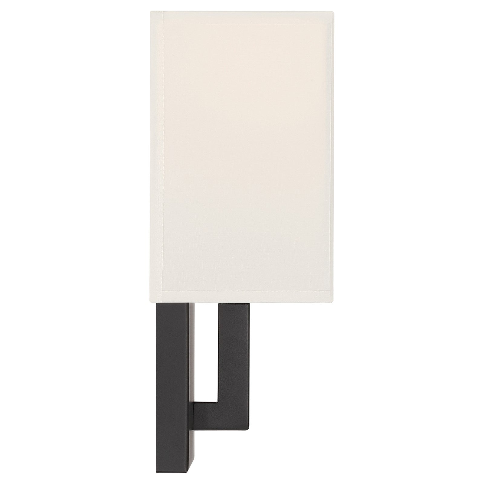 Access Lighting Mid Town 1Lt LED Wall Sconce, Matte Black/White