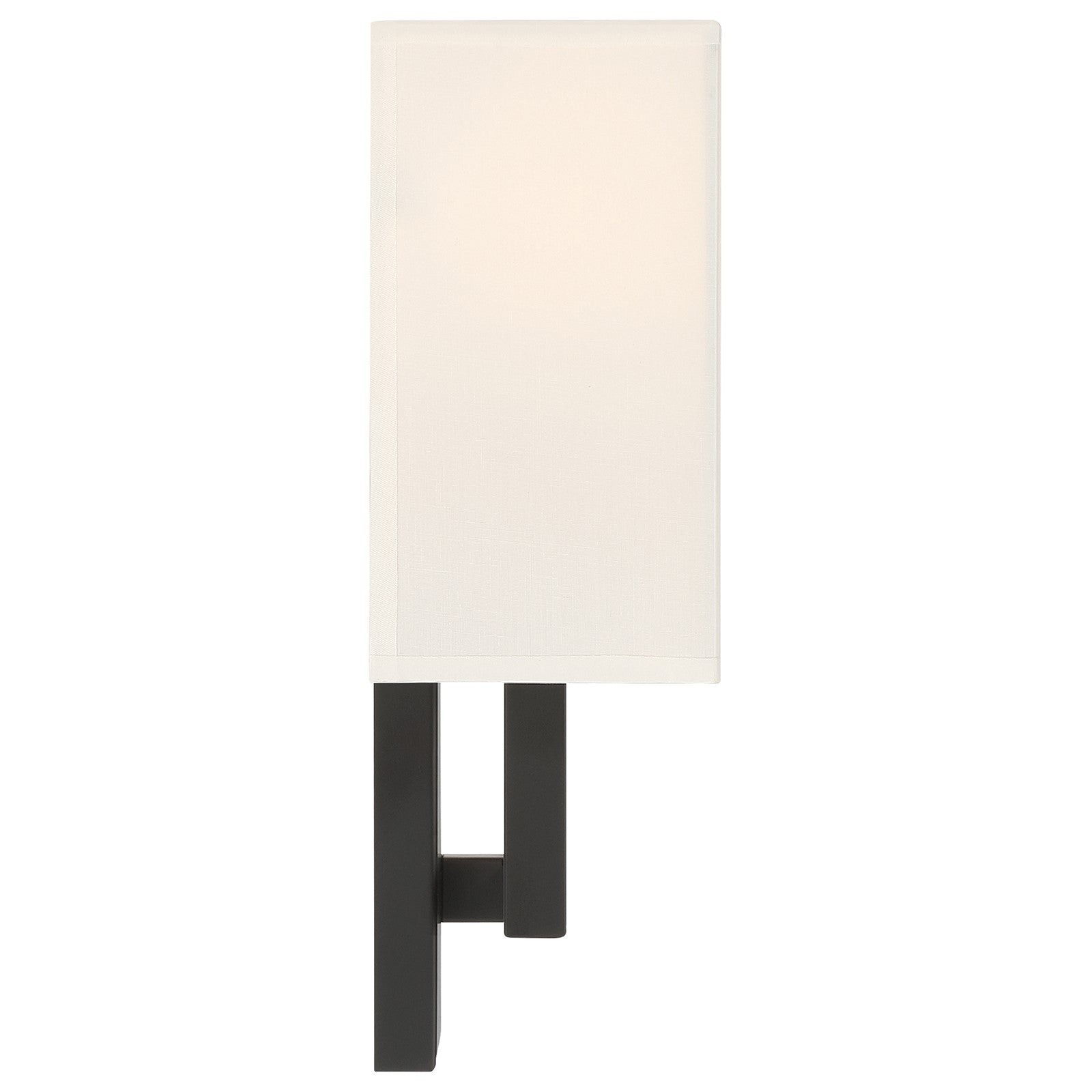Access Lighting Mid Town 2Lt LED Wall Sconce, Matte Black/White
