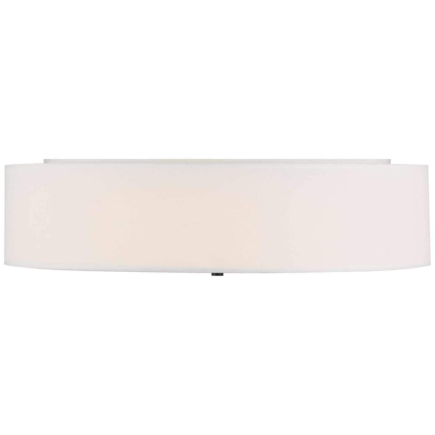 Access Mid Town LED Flush Mt, 24", Matte Black/White