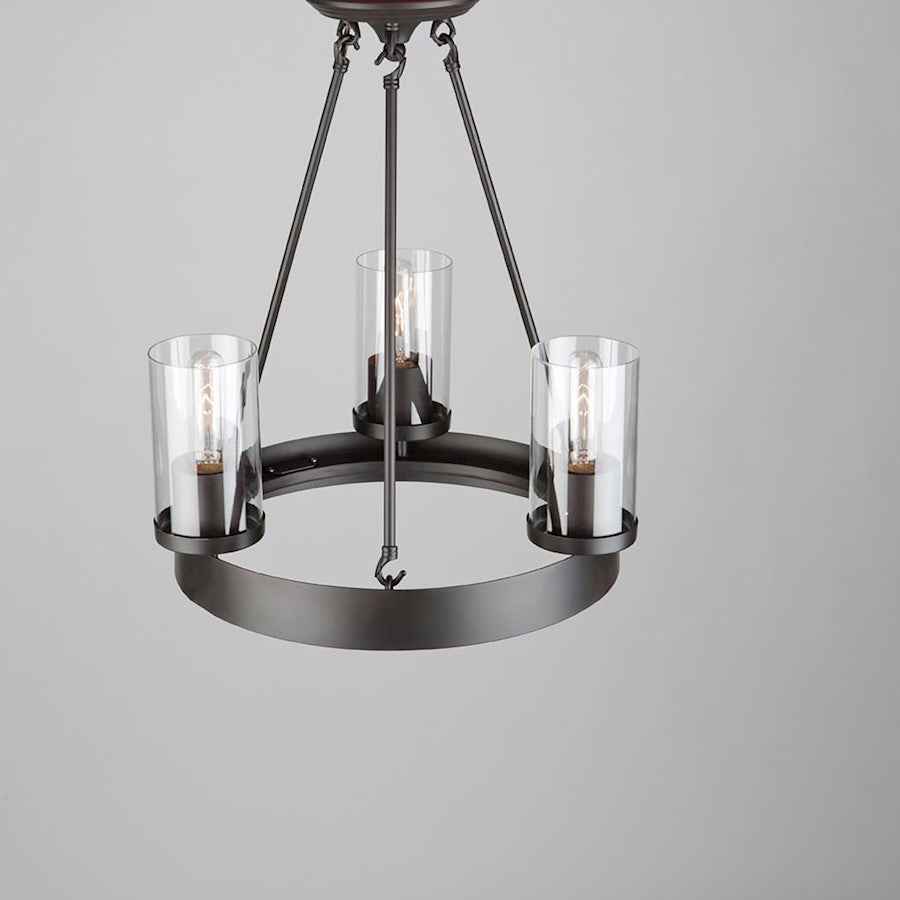 Melno Park Chandelier, Dark Chocolate
