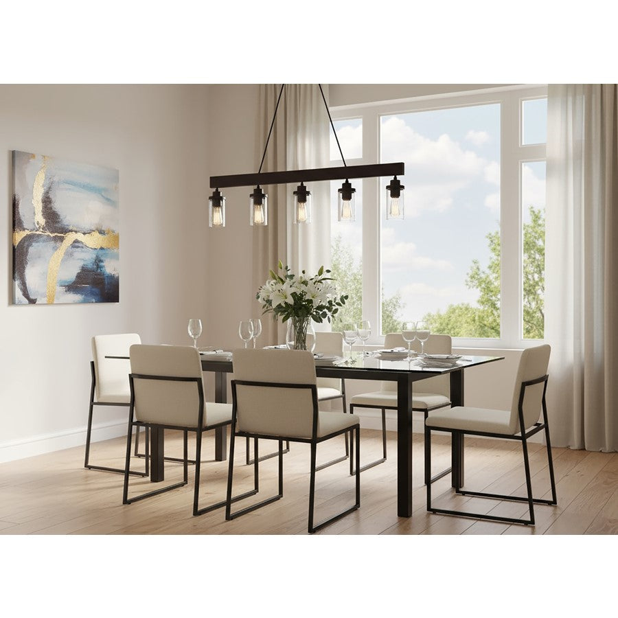 Artcraft Menlo Park 5 Light 9" Island Light, Oil Rubbed Bronze