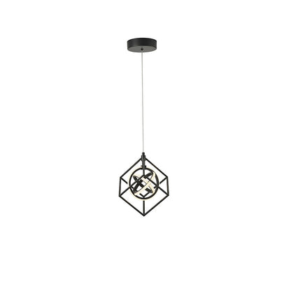 Tulip Integrated LED Pendant, Matte Black