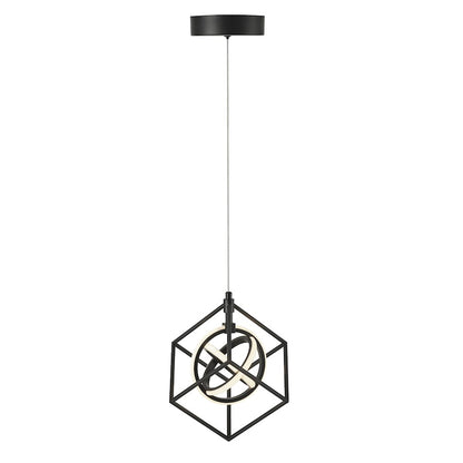Tulip Integrated LED Pendant, Matte Black
