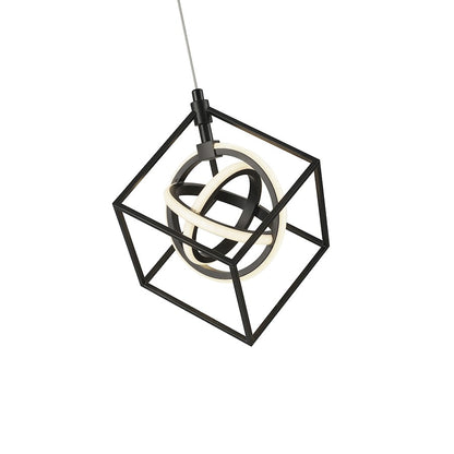 Tulip Integrated LED Pendant, Matte Black