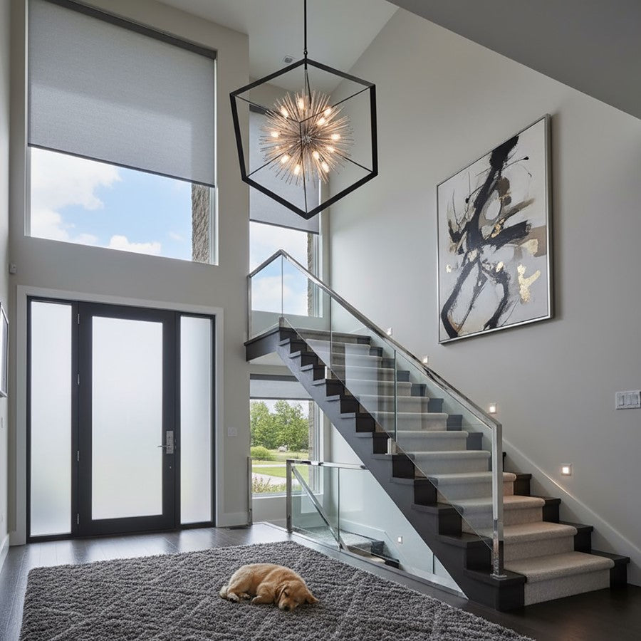 12 Light 38" Chandelier