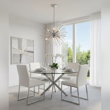 8 Light 19" Chandelier