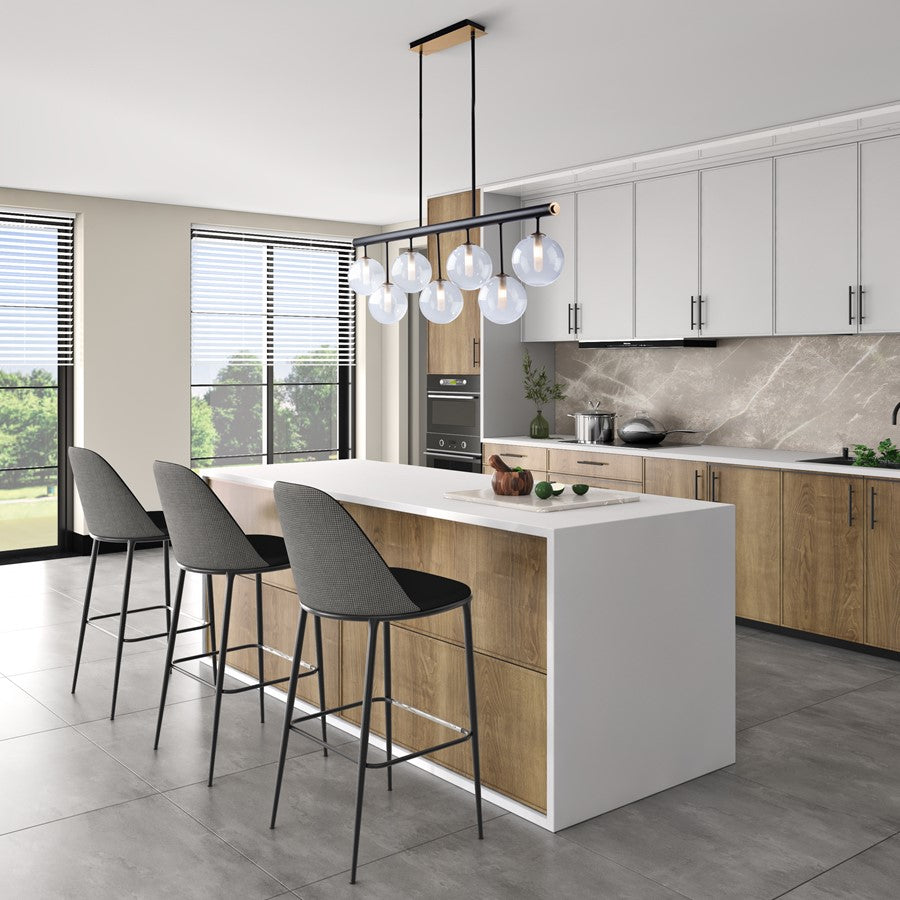 Artcraft Aurelia Island Light, Matte Black/Brass