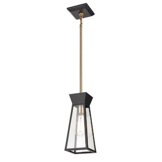1 Light Pendant, Black